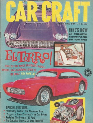 CAR CRAFT 1963 SEPT - HAYDEN PROFITT's CHASSIS, CUSTOMS